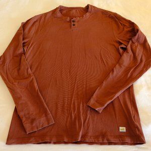 Vuori Chesnut Men's Long-Sleeve Tee shirt Large